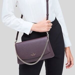 Kate Spade Chocolate Cherry Laurel Way Greer Crossbody Bag
